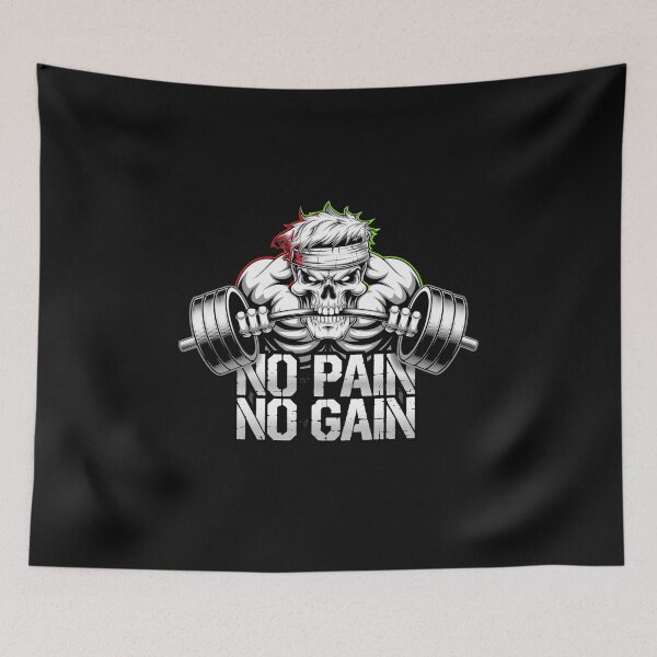 Item preview, Gym Skull Barbell Workout  bold funny training designed and sold by bukajart.