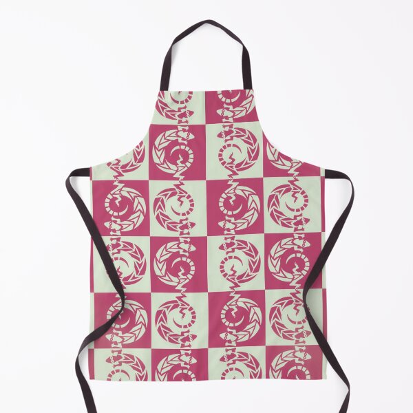 Item preview, Lizard Chess by Jenny Meehan Pink Cream Checks designed and sold by Jenny Meehan Art Prints and Patterns .