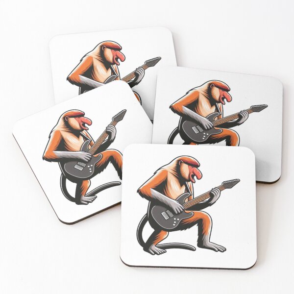 Item preview, The proboscis monkey is a rock star designed and sold by Wild-way Art.