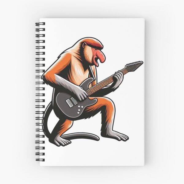 Item preview, The proboscis monkey is a rock star designed and sold by Wild-way Art.