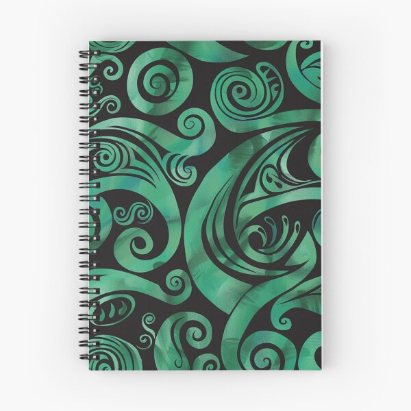 Item preview, New Zealand Paua Māori Pattern Koru Design 292 designed and sold by GrinGalore.