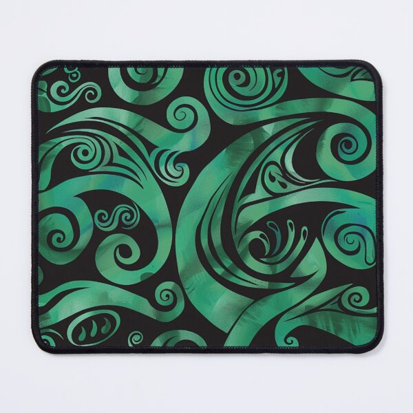 Item preview, New Zealand Paua Māori Pattern Koru Design 292 designed and sold by GrinGalore.