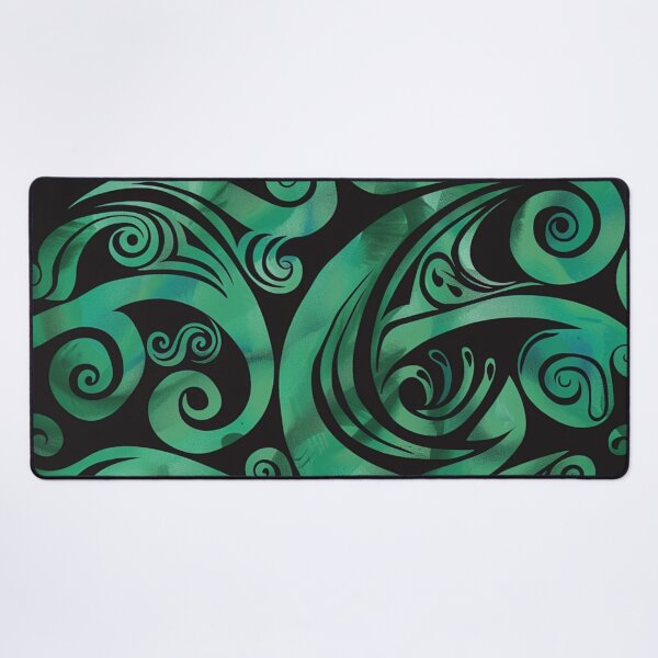 Item preview, New Zealand Paua Māori Pattern Koru Design 292 designed and sold by GrinGalore.