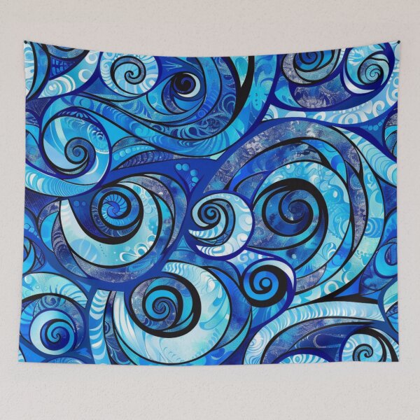 Item preview, New Zealand Paua Māori Pattern Koru Design 293 designed and sold by GrinGalore.
