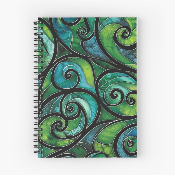 Item preview, New Zealand Paua Māori Pattern Koru Design 294 designed and sold by GrinGalore.