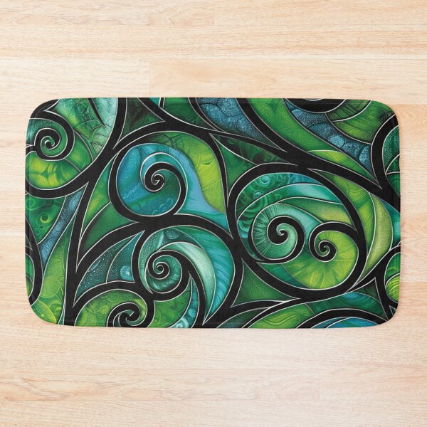 Item preview, New Zealand Paua Māori Pattern Koru Design 294 designed and sold by GrinGalore.
