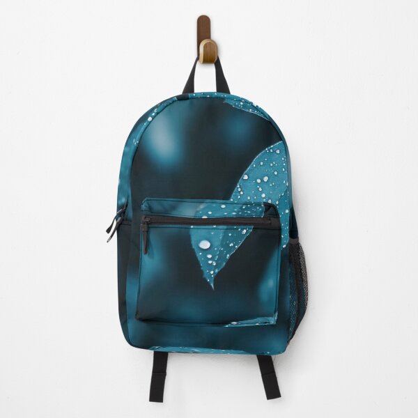 Item preview, Dewy blue leaves glisten after rain designed and sold by anytka.