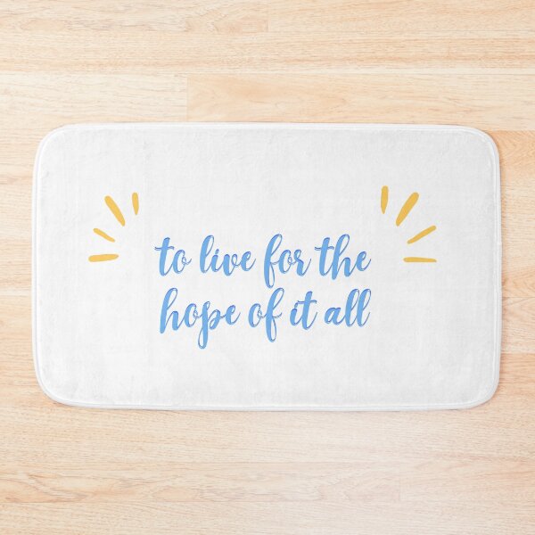 Item preview, To live for the hope of it all - Taylor swift august lyrics designed and sold by RTeeSTS.