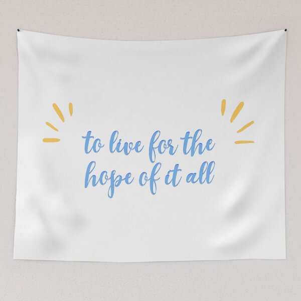 Item preview, To live for the hope of it all - Taylor swift august lyrics designed and sold by RTeeSTS.