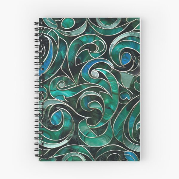 Item preview, New Zealand Paua Māori Pattern Koru Design 295 designed and sold by GrinGalore.