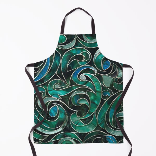Item preview, New Zealand Paua Māori Pattern Koru Design 295 designed and sold by GrinGalore.