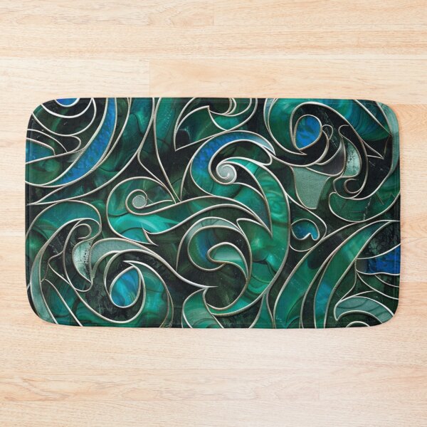 Item preview, New Zealand Paua Māori Pattern Koru Design 295 designed and sold by GrinGalore.