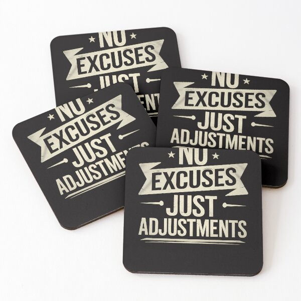 Item preview, No Excuses, Adjust Your Mindset  designed and sold by Logiamerch.