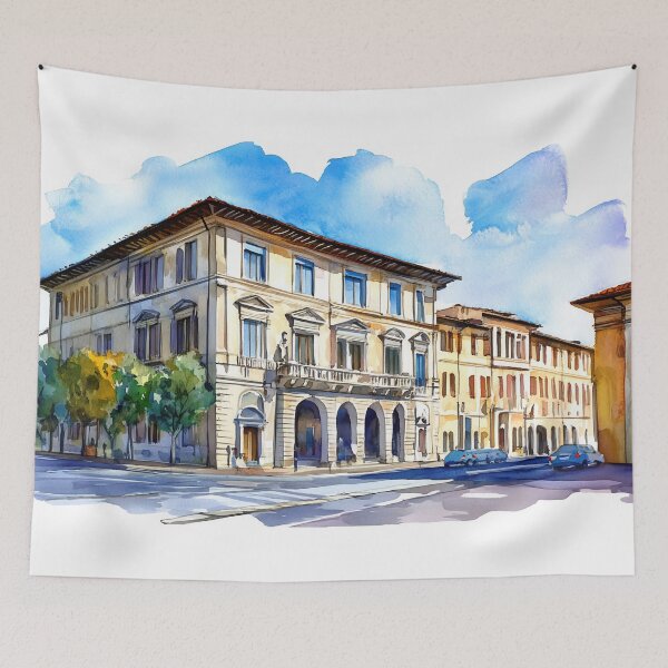 Item preview, Lovely Italian street view designed and sold by anytka.