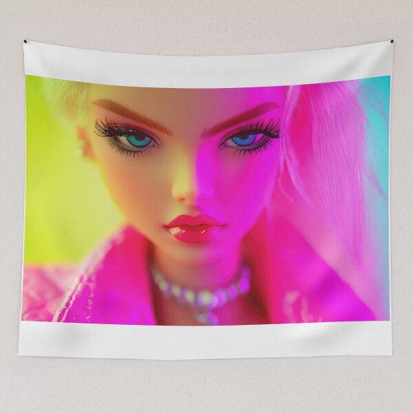 Item preview, Blue-eyed doll with bright makeup designed and sold by anytka.