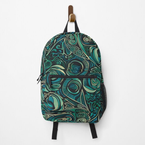 Item preview, New Zealand Paua Māori Pattern Koru Design 298 designed and sold by GrinGalore.