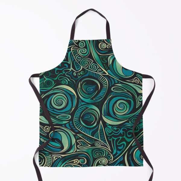 Item preview, New Zealand Paua Māori Pattern Koru Design 298 designed and sold by GrinGalore.