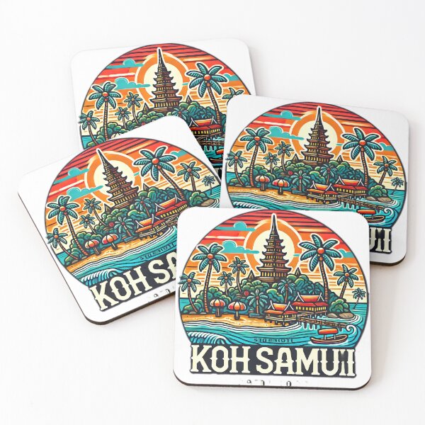 Item preview, koh samui sticker  designed and sold by NCNGDESIGN.