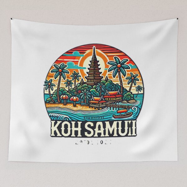Item preview, koh samui sticker  designed and sold by NCNGDESIGN.