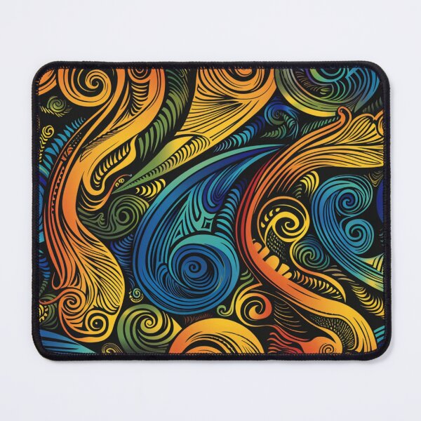 Item preview, New Zealand Paua Māori Pattern Koru Design 299 designed and sold by GrinGalore.