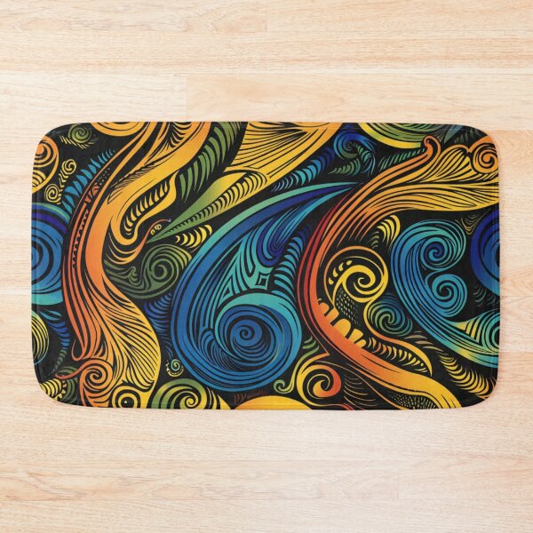 Item preview, New Zealand Paua Māori Pattern Koru Design 299 designed and sold by GrinGalore.