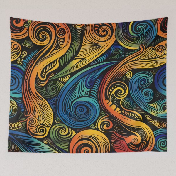 Item preview, New Zealand Paua Māori Pattern Koru Design 299 designed and sold by GrinGalore.