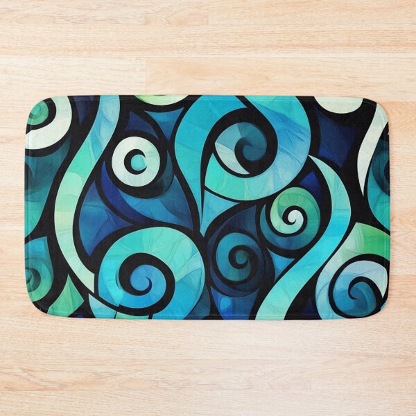 Item preview, New Zealand Paua Māori Pattern Koru Design 300 designed and sold by GrinGalore.