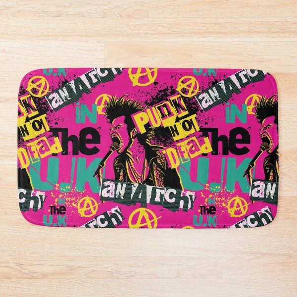 Item preview, Neon Pink Punk Rock Punk Is Not Dead designed and sold by Pink Pineapple Works.