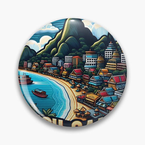 Item preview, koh samui sticker  designed and sold by NCNGDESIGN.