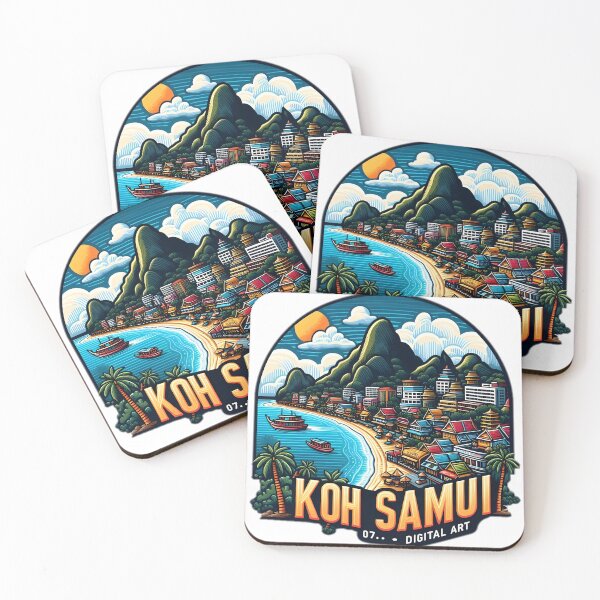Item preview, koh samui sticker  designed and sold by NCNGDESIGN.
