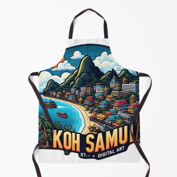 Item preview, koh samui sticker  designed and sold by NCNGDESIGN.