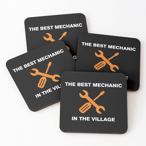Item preview, The best mechanic in the village designed and sold by desinganddecor.