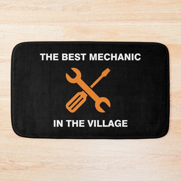 Item preview, The best mechanic in the village designed and sold by desinganddecor.