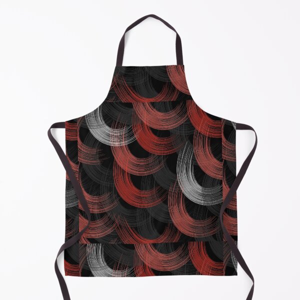 Item preview, Split Curves Striking Seamless Pattern Trend Red Black Abstract Background. Latest Half Tone Art Illustration for Modern Textile Print. Repetitive Graphical Abstraction for Stylish Wallpaper designed and sold by Giree07.