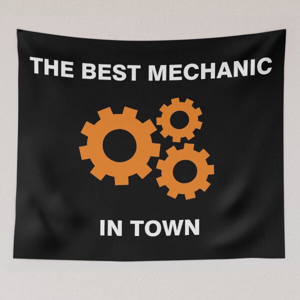Item preview, The best mechanic in the town 2 designed and sold by desinganddecor.