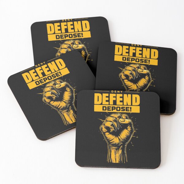 Item preview, Deny defend depose designed and sold by TEE-HQ.