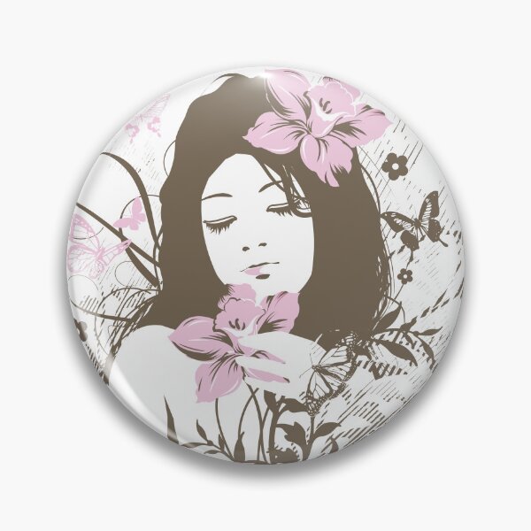 Item preview, A beautiful young girl holding flower designed and sold by drsaver.
