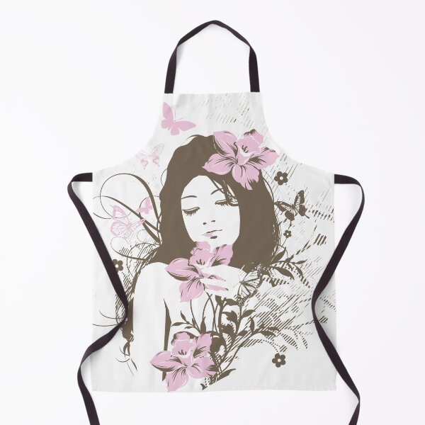 Item preview, A beautiful young girl holding flower designed and sold by drsaver.