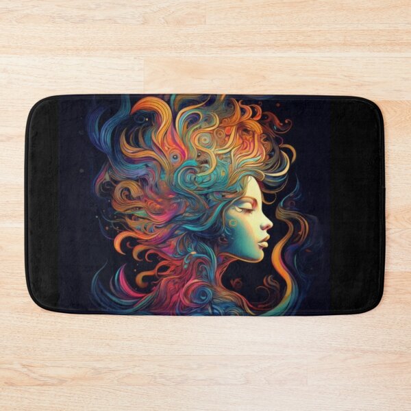 Item preview, Goddess Freya Psychedelic Portrait Art designed and sold by Boxing Kangaroo Retail Company.