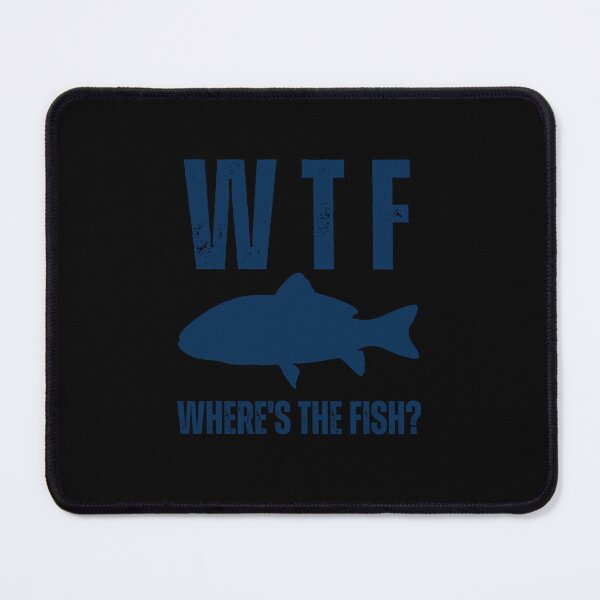 Item preview, WTF: Where's The Fish, Mens Fishing and Funny Fishing Shirt with Fishing Graphic Tee as Fisherman Gifts and Present For fisherman and Good Catch designed and sold by MotivaChic.