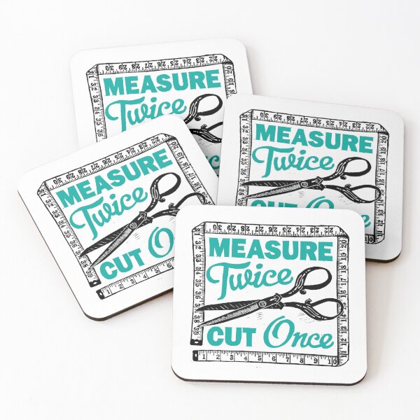 Item preview, Sewing, Dressmaking and Quilting Motto Measure Twice designed and sold by woahtherepickle.