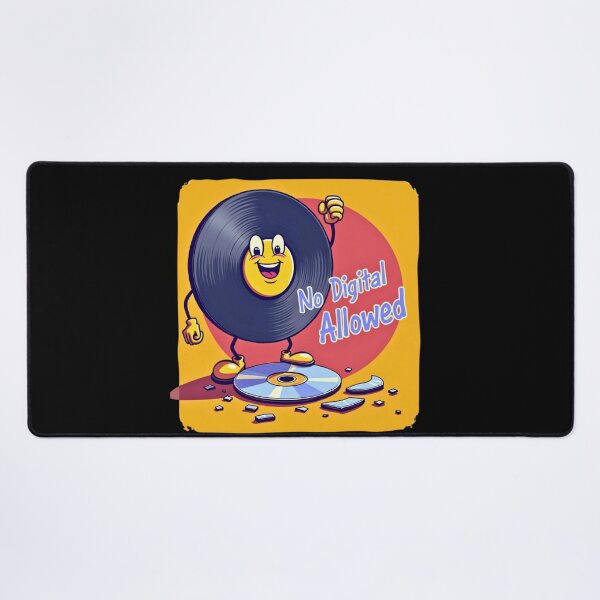 Item preview, No Digital Allowed – Vinyl vs. CD Funny Music Lover Design designed and sold by JCRockDesign.