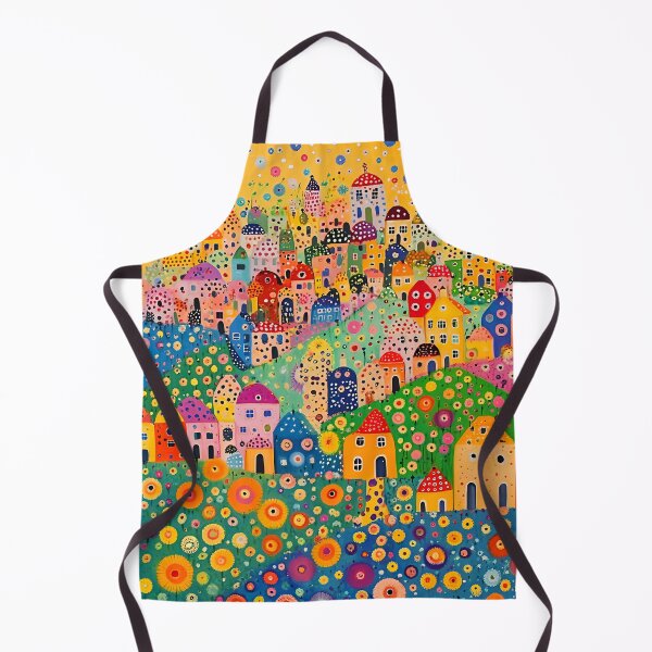 Item preview, Moroccan Village at Sunset with Flowers and Polka Dots designed and sold by Neika Shimm Designs.