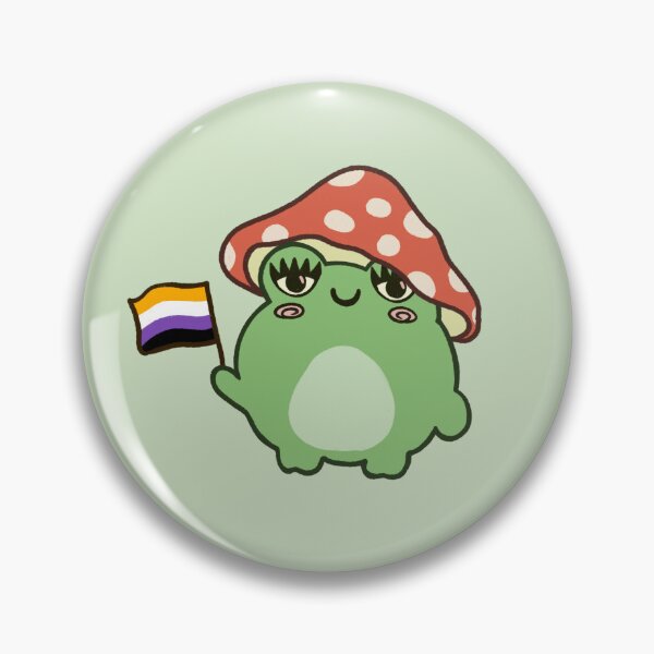 Item preview, Coquette non-binary frog designed and sold by artbysarana.
