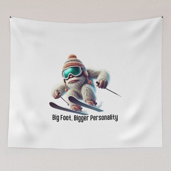 Item preview, Funny Yeti Cartoon Design - Snow Goggles & Winter Fun Adventure designed and sold by MiszungART.