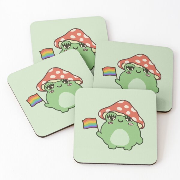 Item preview, Coquette LGBT frog designed and sold by artbysarana.