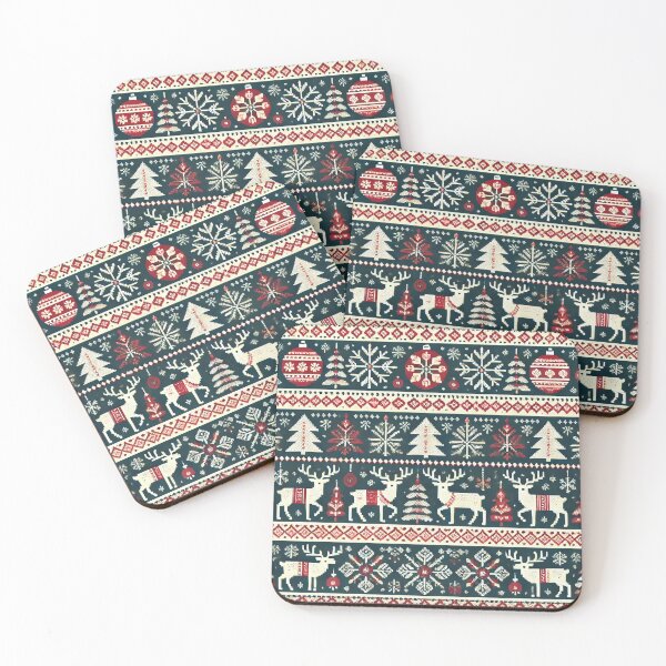 Item preview, Christmas motif inspired by Scandinavian style designed and sold by MindsAtelier.