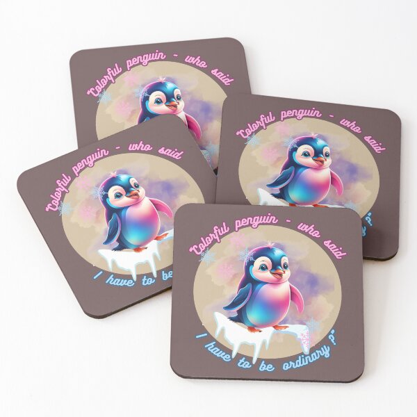 Item preview, Pink&Blue Penguin Party designed and sold by SlaCreations-AH.