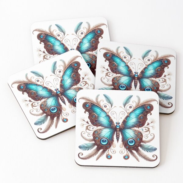 Item preview, Unique Butterfly Magnet & Sticker – Artistic Insect Collection designed and sold by harmzk90.