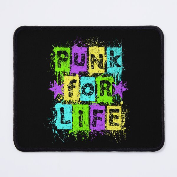Item preview, Punk For Life graffiti design in neon colors designed and sold by SpecialtiesShop.